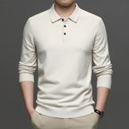Men's Lapel Knit Pullover Sweater