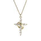 Crown Cross Necklace